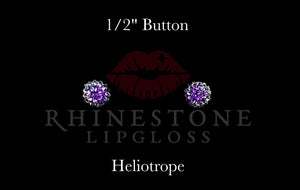 1/2" Button - Heliotrope