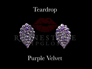 Teardrop Purple Velvet