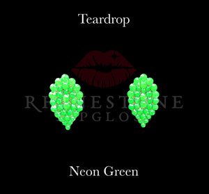 Teardrop Neon Green