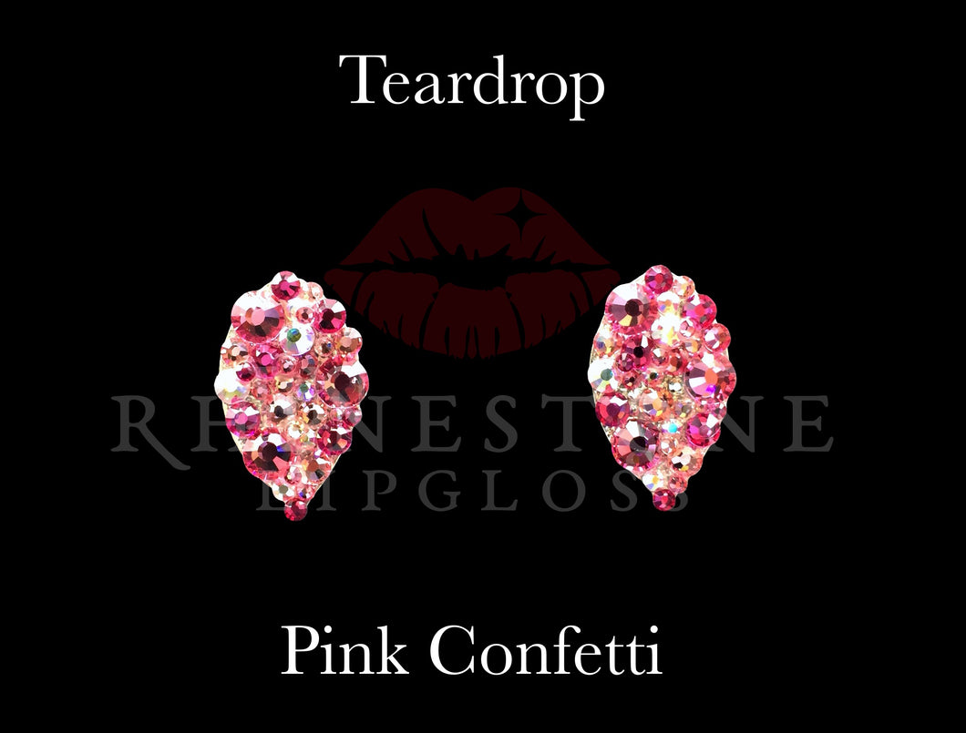 Teardrop Confetti Pink