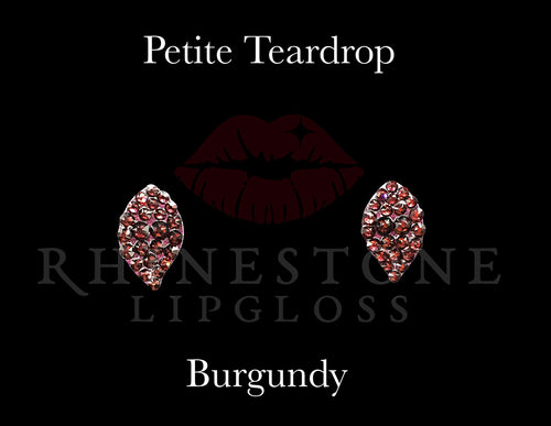 Petite Teardrop Burgundy