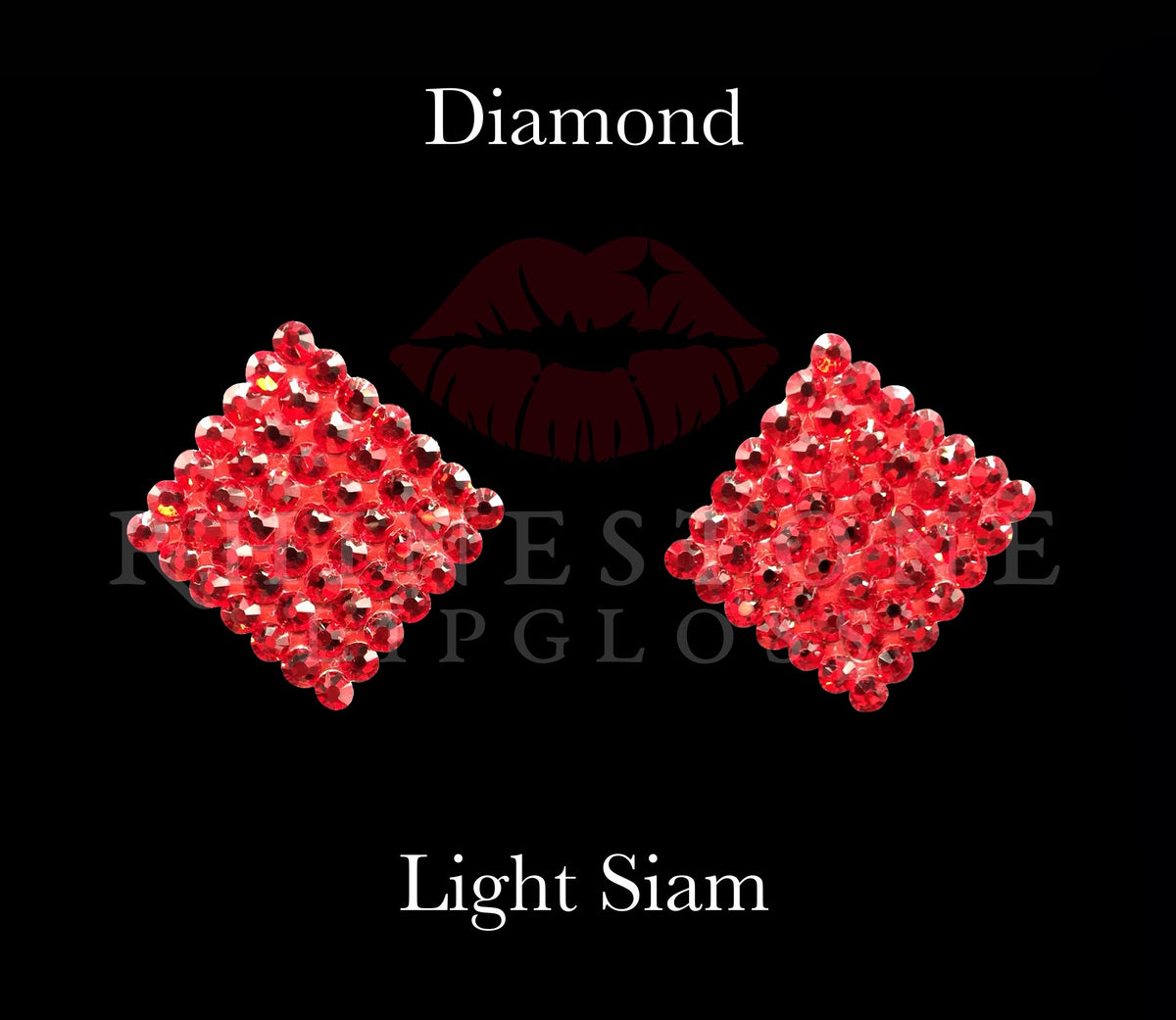 Diamond Light Siam Earrings – Rhinestone Lipgloss