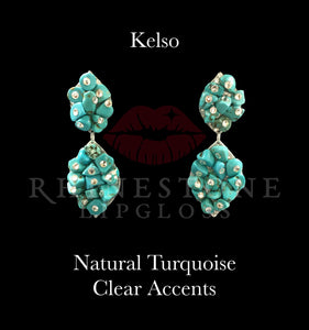 Kelso Natural Turquoise with Clear Accents