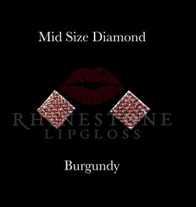 Diamond Mid Size - Burgundy