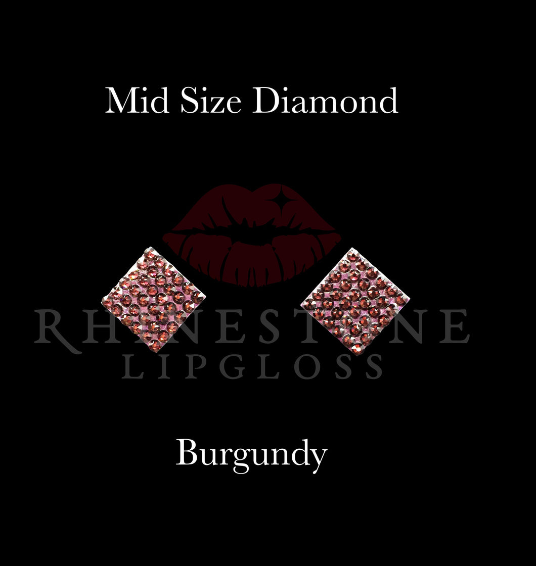 Diamond Mid Size - Burgundy