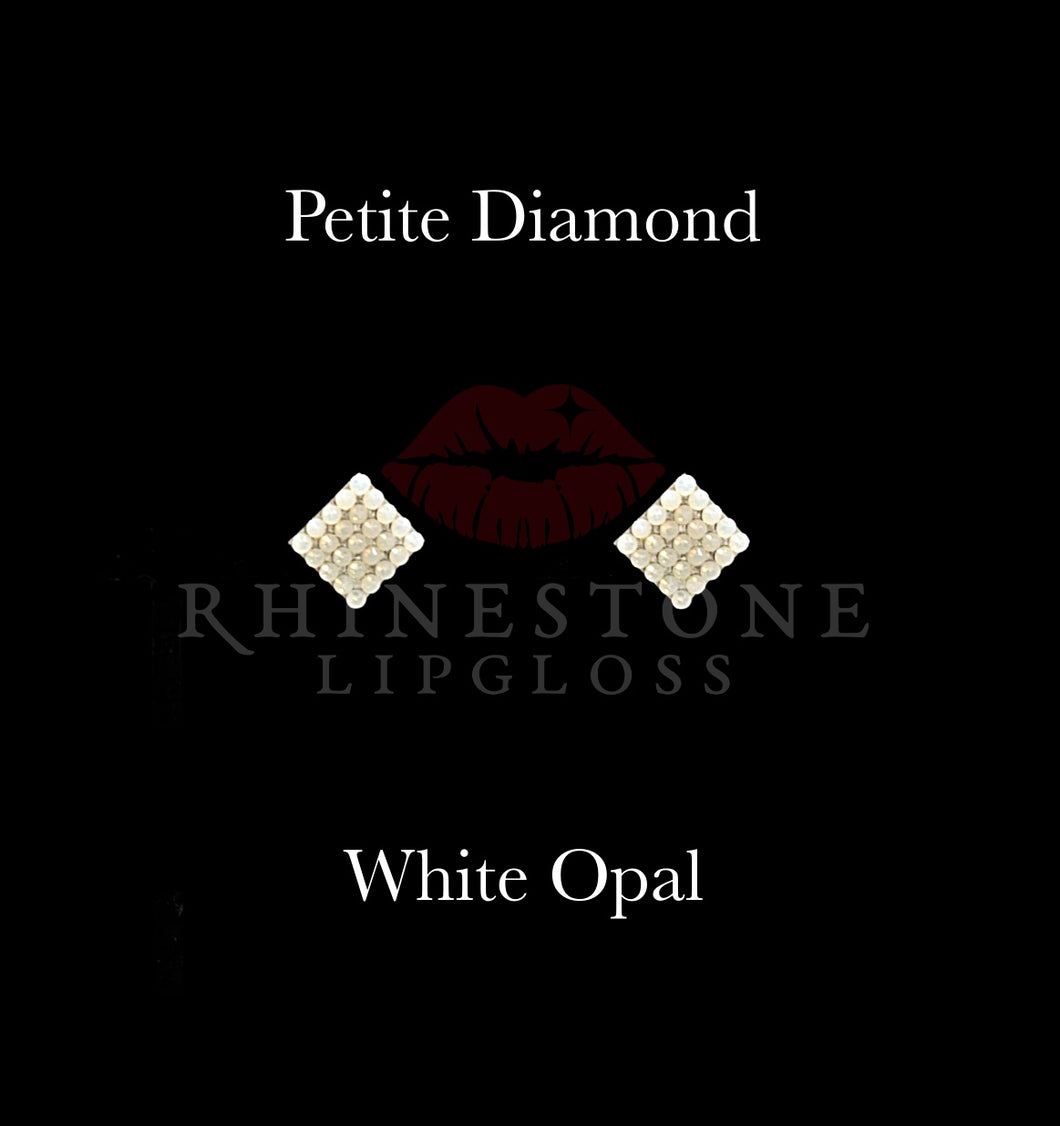 Diamond Petite White Opal