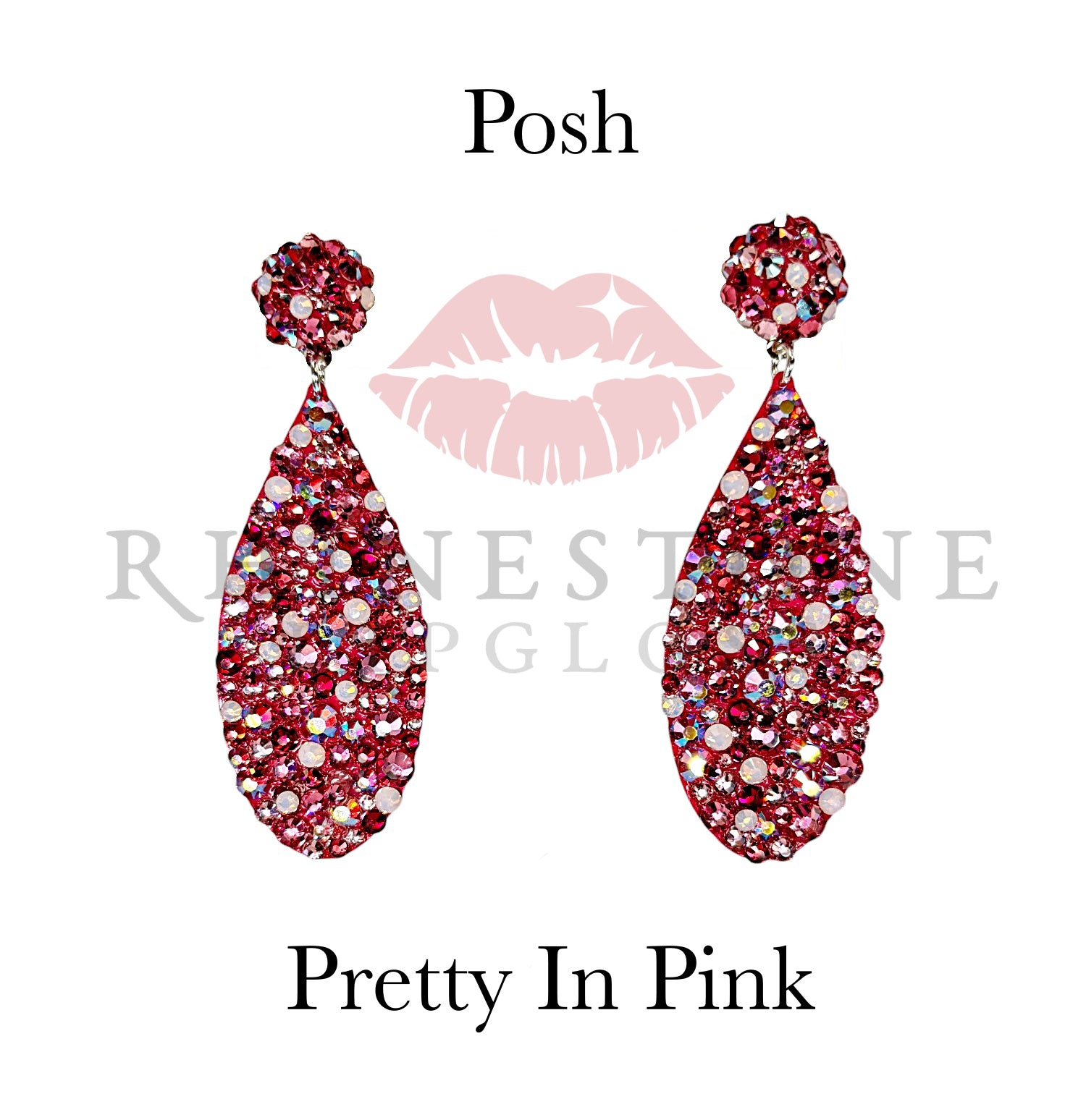 Posh Exclusive Confetti Pretty in Pink Earrings