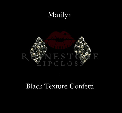 Marilyn Confetti - Black Texture Confetti