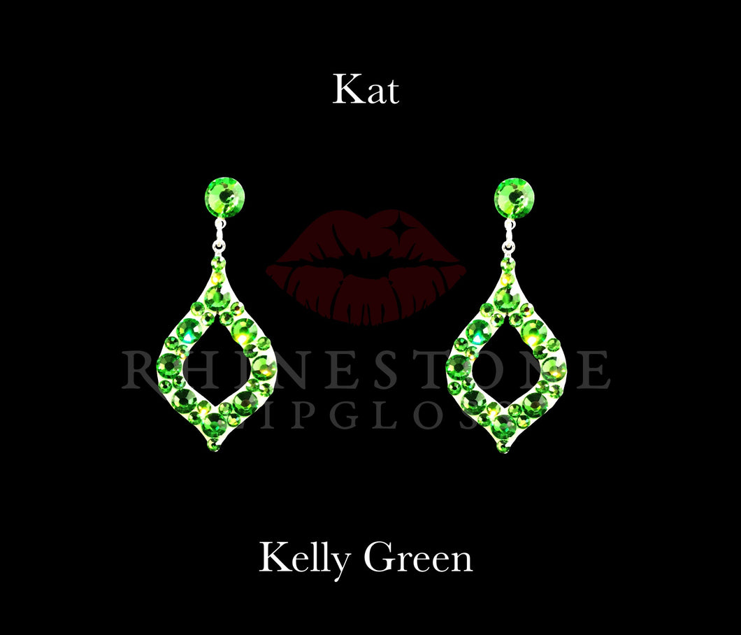 Kat Dangle Post Top - Kelly Green