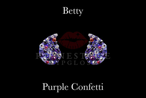 Betty Paisley Confetti - Purple