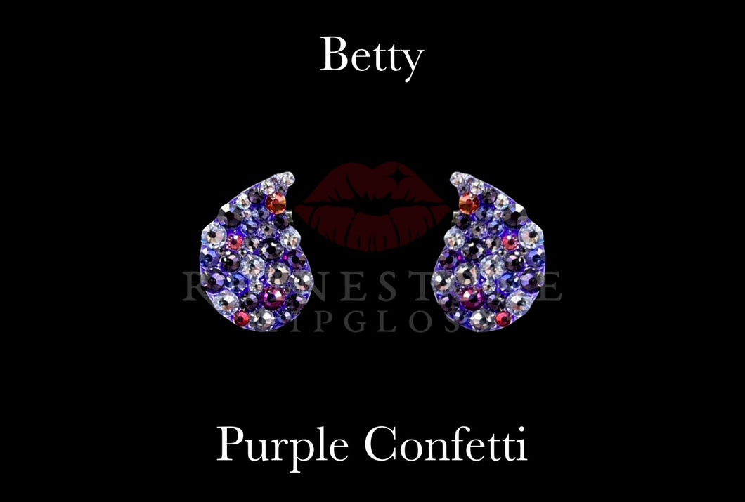 Betty Paisley Confetti - Purple