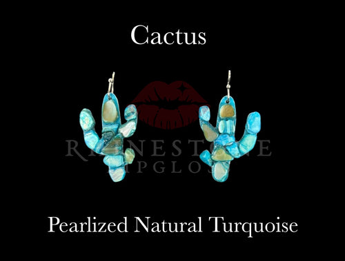 Cactus Pearlized Natural Turquoise