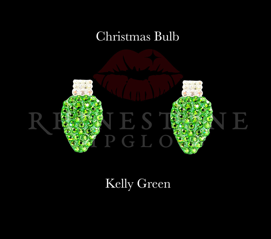 1) Christmas Bulb Kelly Green