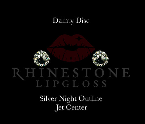 Dainty Disc - Jet Center, Silver Night Outline