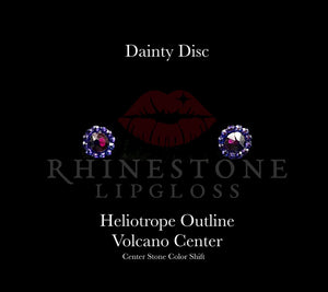 Dainty Disc - Heliotrope Outline, Volcano Fill