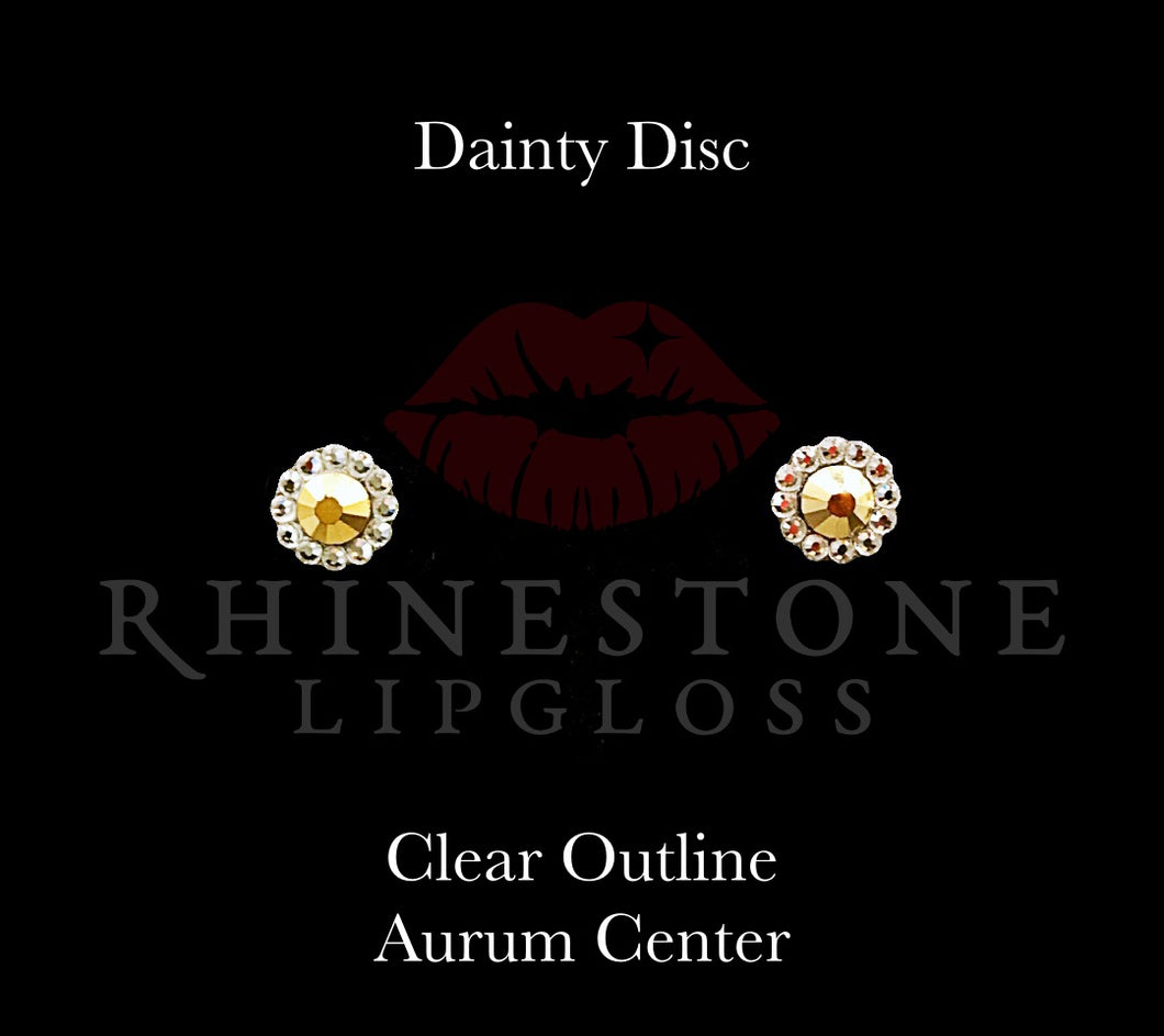 Dainty Disc - Aurum Center, Clear Outline