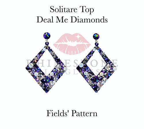 Deal Me Diamonds Exclusive Solitaire Top Fields Pattern