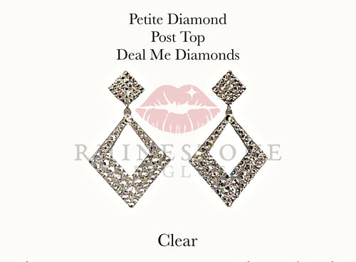 Deal Me Diamonds, Petite Diamond Top Clear