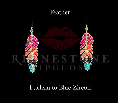 Feather Fuchsia to Blue Zircon  Pantone Spring 2023 Fuchsia, Padparadscha, Deep Indigo, Blue Zircon