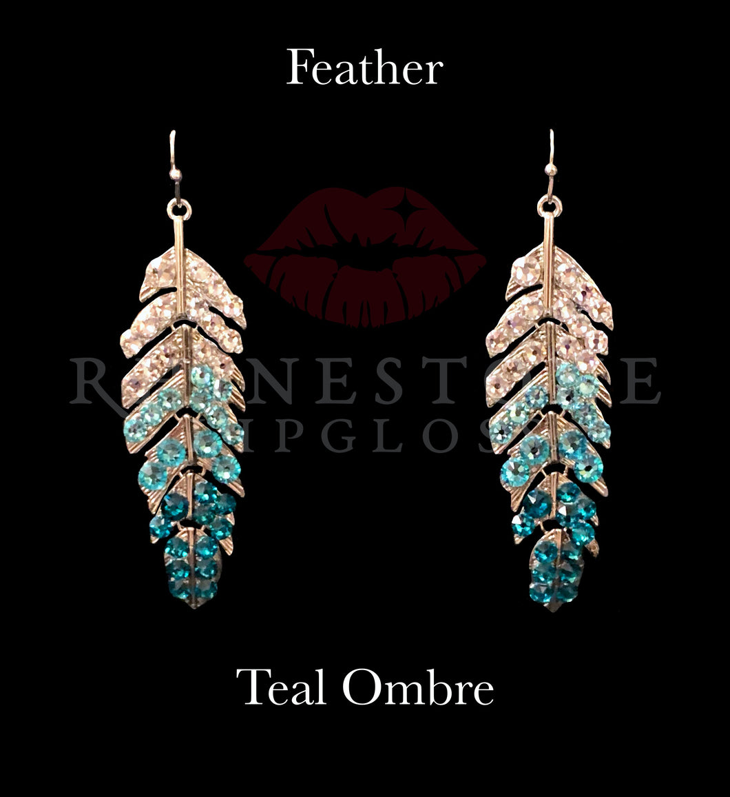 Feather Ombre Teal