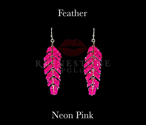 Feather Neon Pink