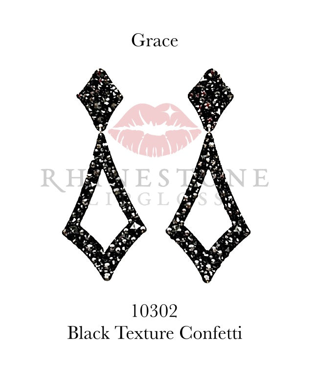 Grace Exclusive 10302 Black Texture Confetti