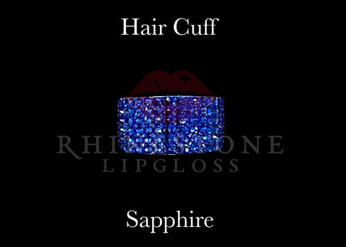 Hair Cuff for Ponytail - Sapphire