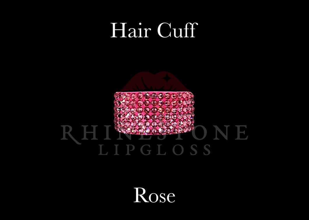 Hair Cuff for Ponytail - Rose