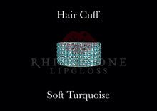 Hair Cuff for Ponytail - Soft Turquoise