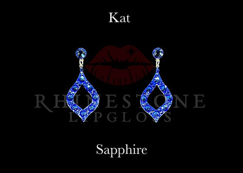 Kat Dangle Post Top - Sapphire