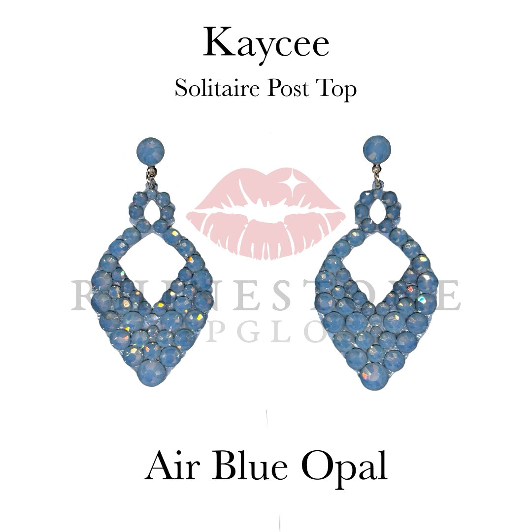 Kaycee Exclusive Air Blue Opal Earrings