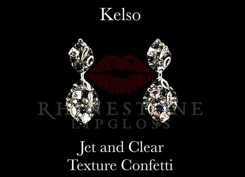 Kelso Confetti - Jet and Clear Texture