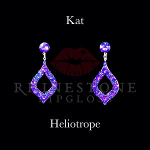 Kat Dangle Post Top - Heliotrope