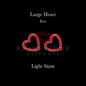 Large Heart Post Light Siam