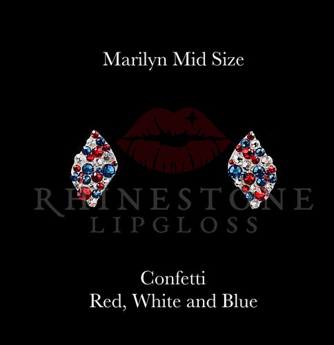 Marilyn Mid Size Confetti Red, White, Blue