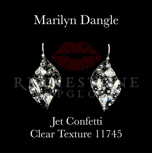 Marilyn Dangle - Jet Confetti, Clear Texture Accents 11745