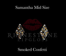 Samantha Mid Size Smoked Confetti Earrings