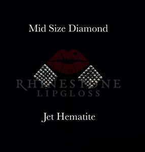 Diamond Mid Size - Jet Hematite