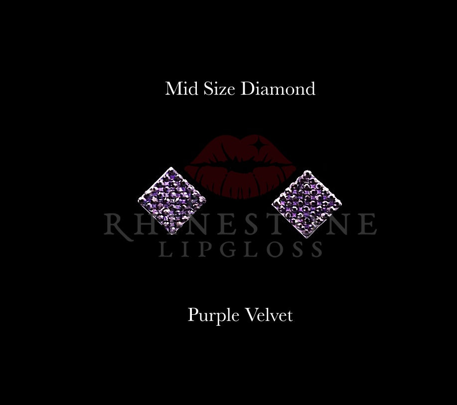 Diamond Mid Size - Purple Velvet