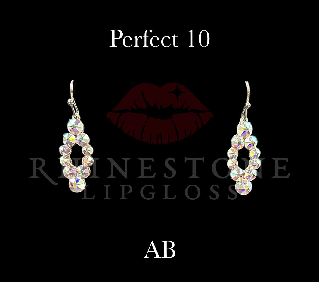 Perfect Ten Anniversary Earrings - AB