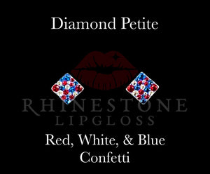 Diamond Petite Red, White, and Blue Confetti