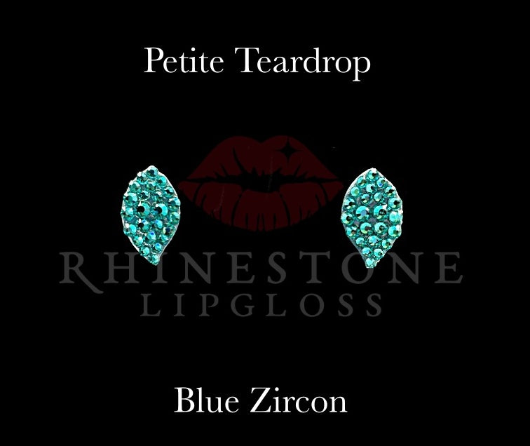 Petite Teardrop Blue Zircon