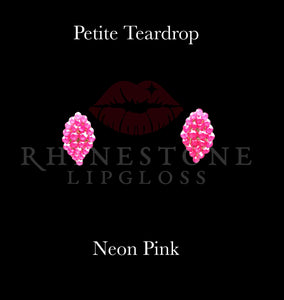 Petite Teardrop Neon Pink