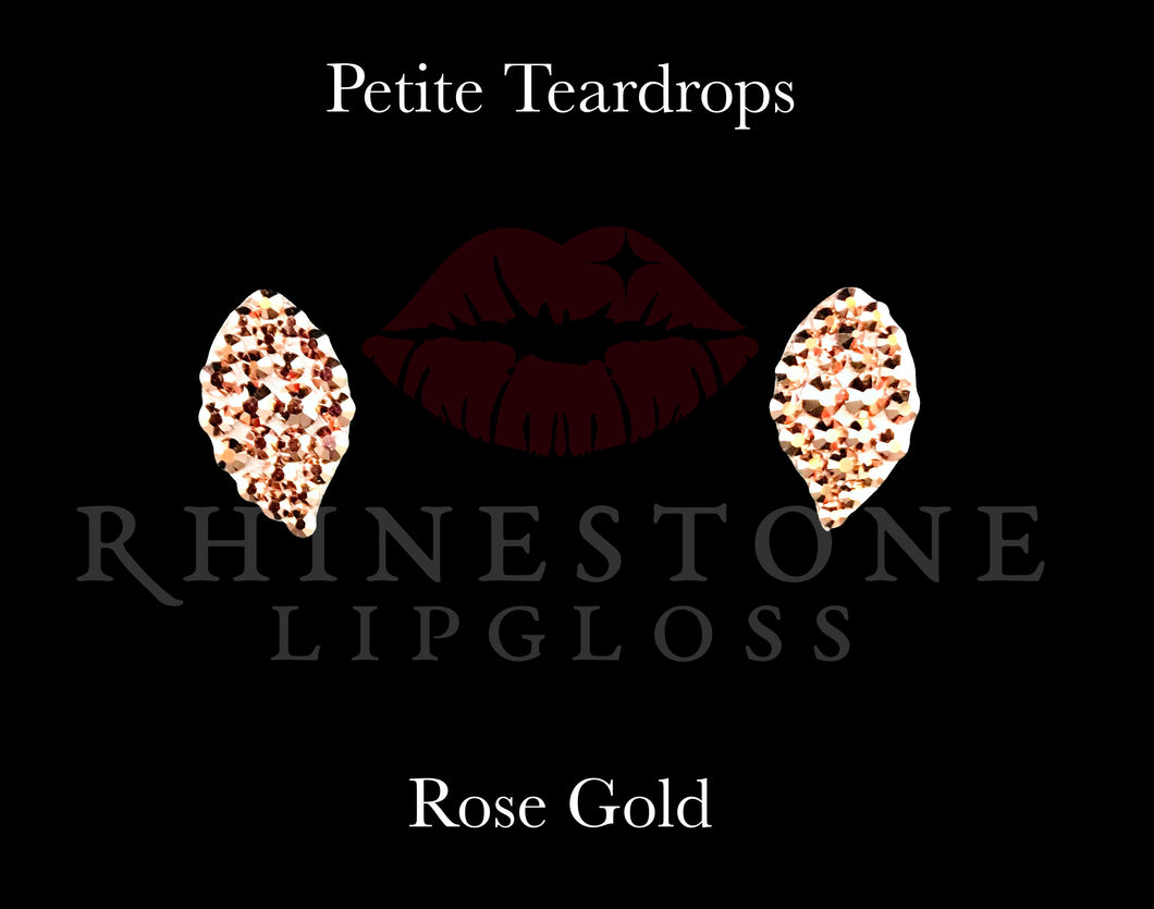 Petite Teardrop Rose Gold
