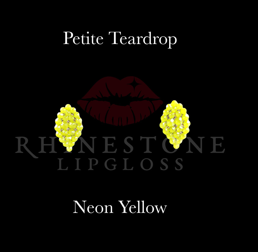 Petite Teardrop Neon Yellow