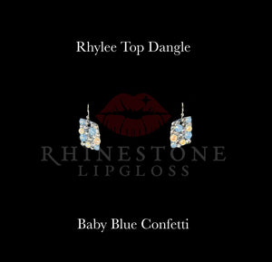 Rhylee Top Dangle Confetti Baby Blue