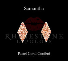 Samantha Confetti - Pastel Coral Earrings