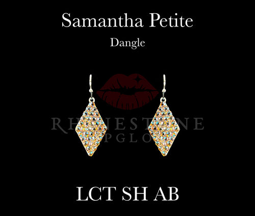 Samantha Petite Dangle Light Colorado Topaz Shimmer AB