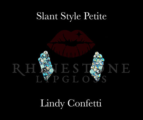 Slant Petite Confetti Dangle - Lindy Confetti