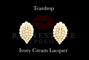 Teardrop Ivory Cream Lacquer